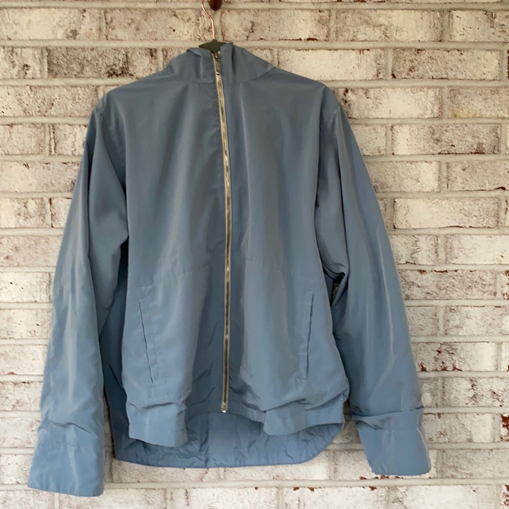 Women's Totes Light Blue Coat Lightweight 100% polyester Size Large